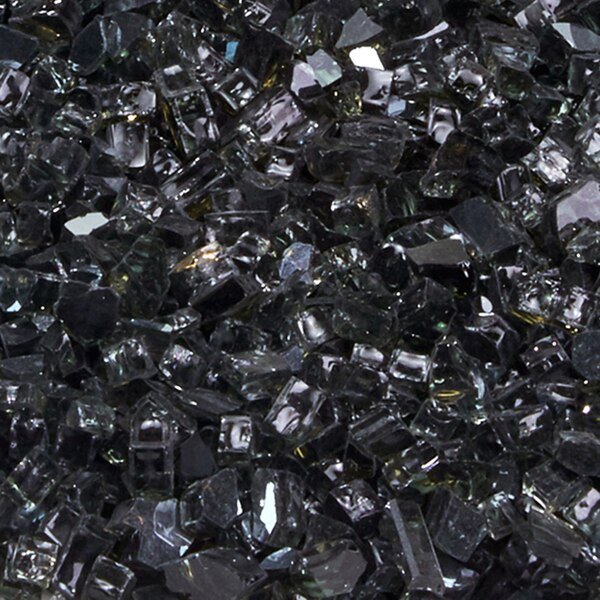 Duluth Forge 1/4 In. Premium Reflective Black Fire Glass - 10 Lb., Generic, Mfr#: 14RBLKGM